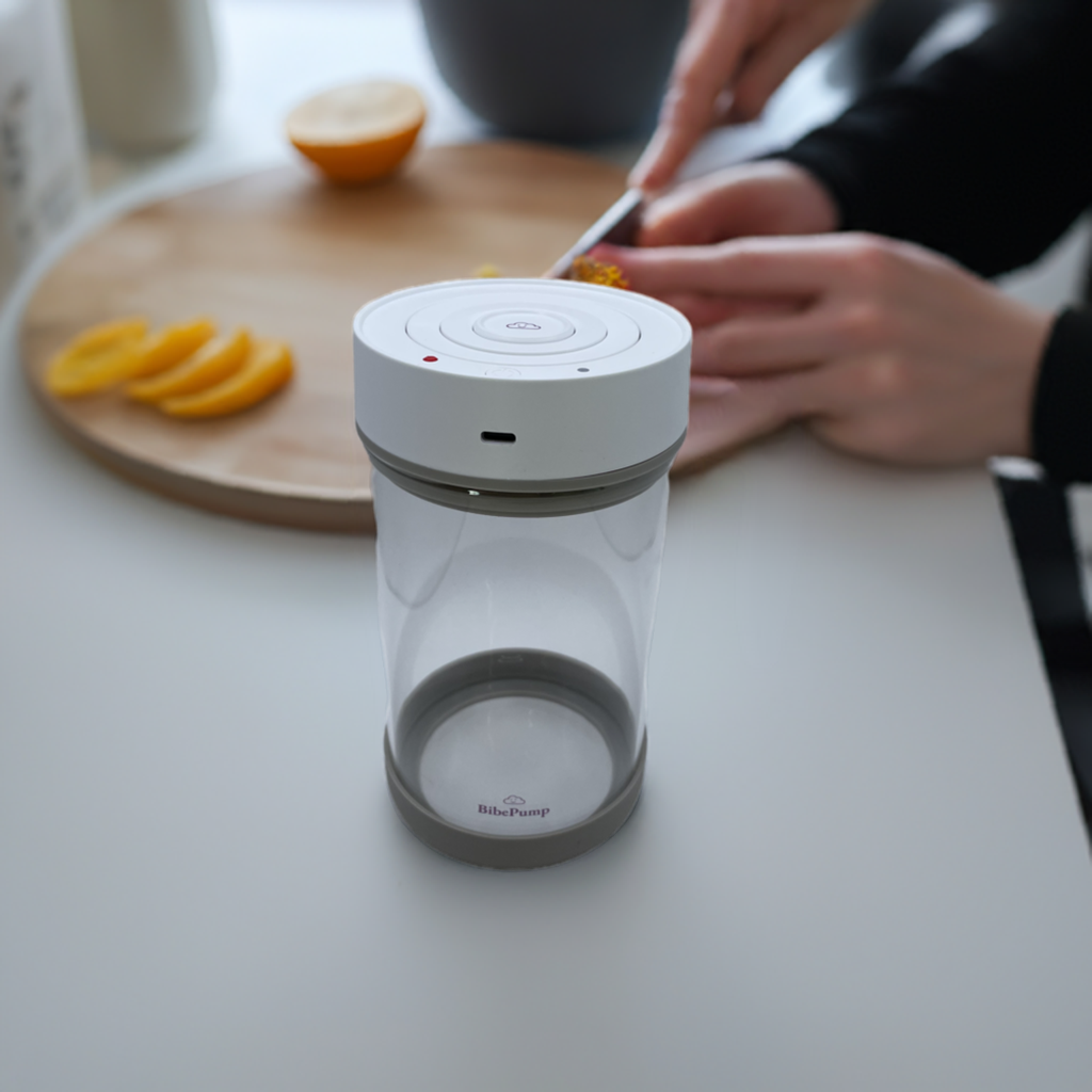 Bubbless Comfort sobre la encimera de la cocina