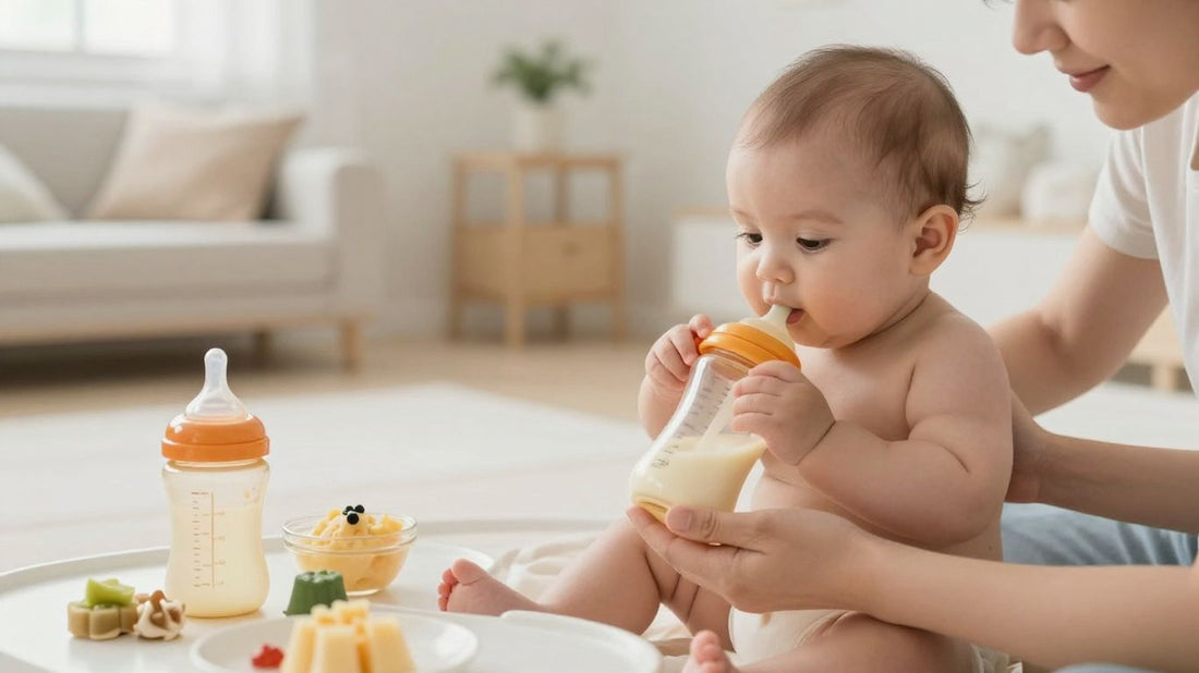 Leche para bebés de 8 meses: guía nutricional, cantidades y consejos para aliviar los cólicos