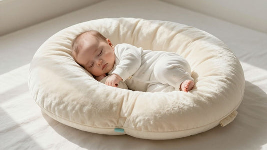 Cojín para bebés suave y cómodo.