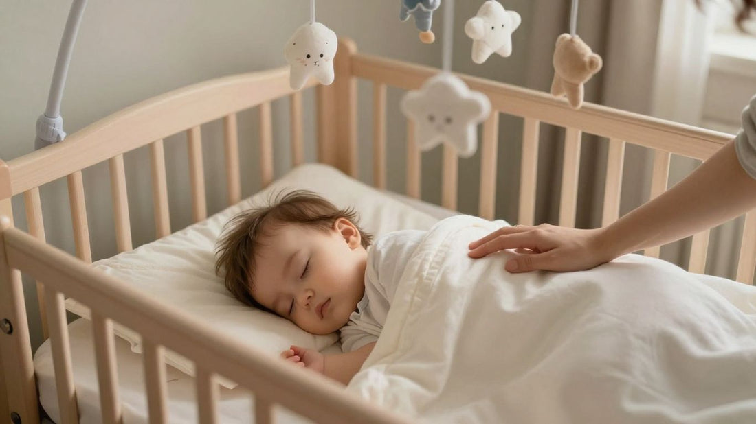 Bebé durmiendo plácidamente con música relajante.