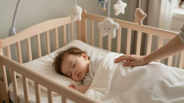 Bebé durmiendo plácidamente con música relajante.