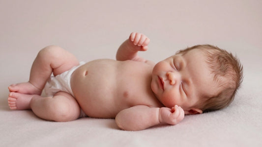 Bebé reborn de silicona realista y tierno.