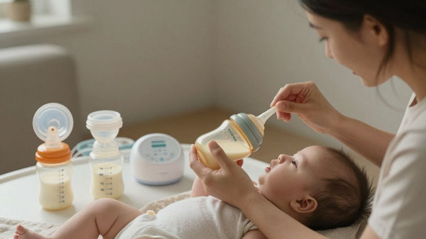 Lactancia materna en biberón: guía para alimentar al bebé con leche extraída
