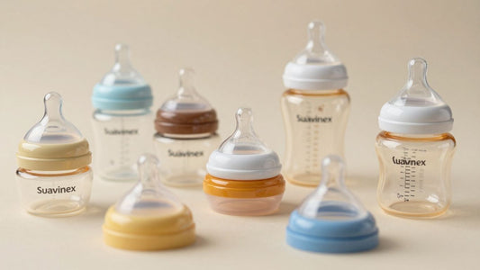 Variedad de tetinas Suavinex para bebés.
