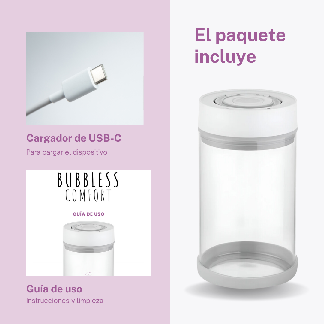 Bubbless Comfort: accesorio anticólicos para biberones