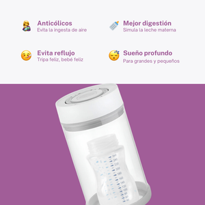 Bubbless Comfort: accesorio universal anticólicos para biberones