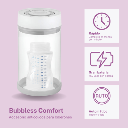 Bubbless Comfort: accesorio anticólicos para biberones